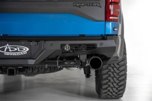 Ford Raptor F-150 Bumper - Rear - Addictive Desert Designs - Bomber - Hammer Black - `17-`20 Ford Raptor F-150 Bumper - Rear - Addictive Desert Designs - Bomber - Hammer Black - `17-`20
